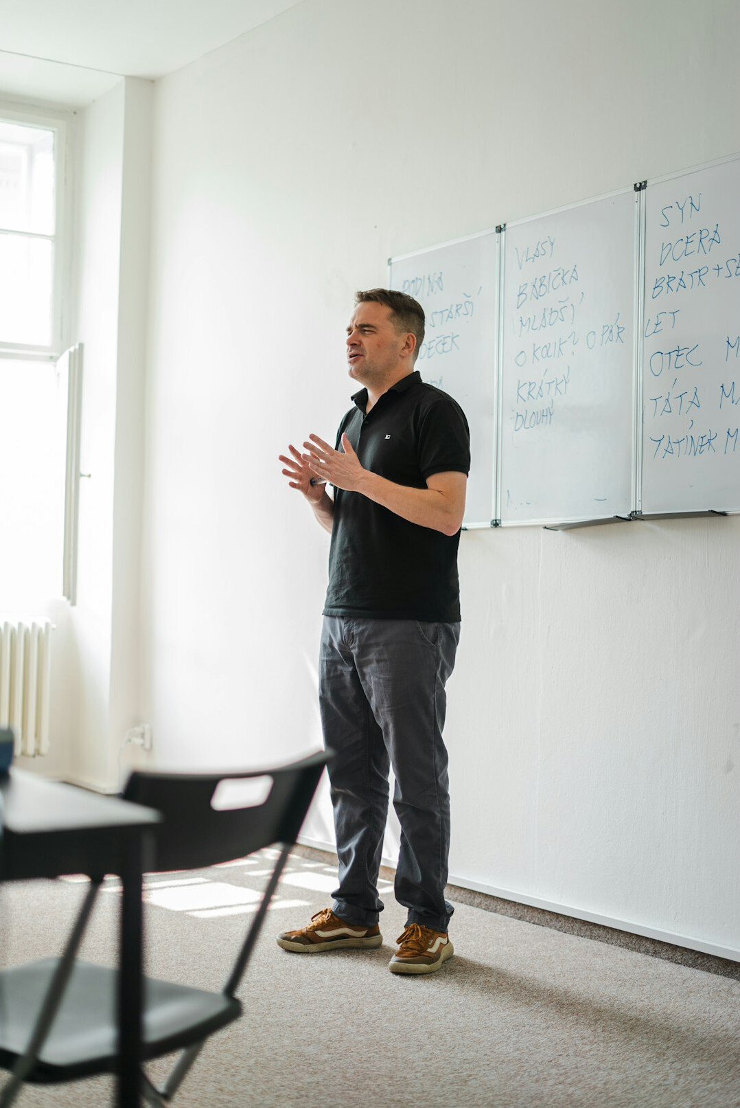german language learner speaking